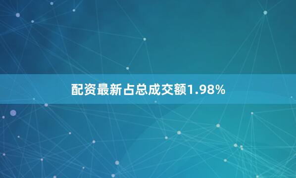 配资最新占总成交额1.98%